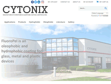 Tablet Screenshot of cytonix.com